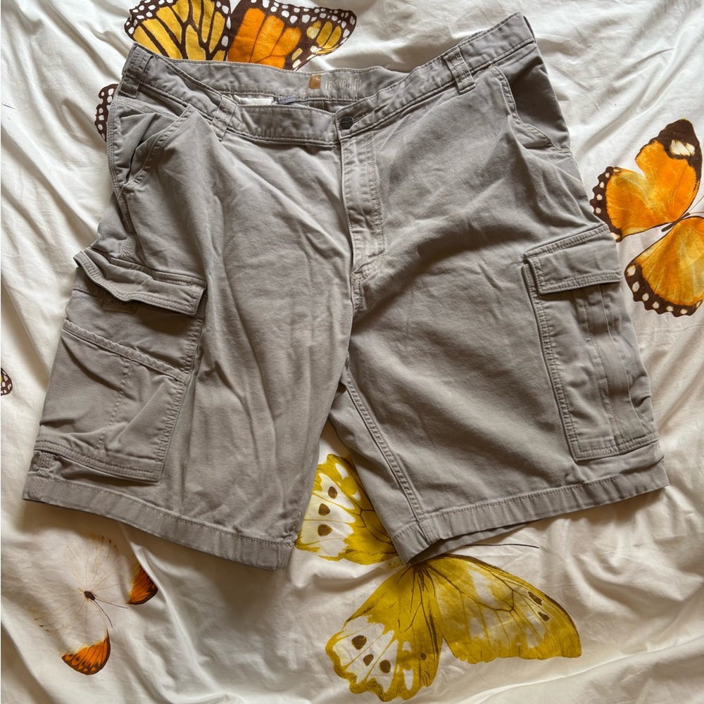 Men's Gray Cargo Shorts
